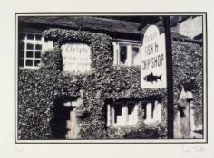 JOHN TODD TWO ARTIST SIGNED LIMITED EDITION PHOTOGRAPHIC PRINTS Delph Fish & Chip Shop, (1/25),