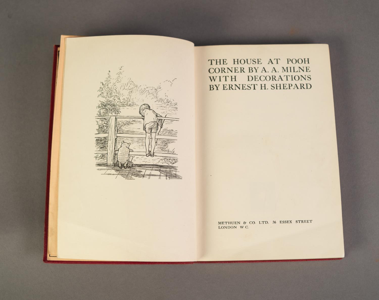 A A Milne- The House at Pooh Corner, with decorations by E H Shepard, Methuen, first published 1928, - Image 4 of 6