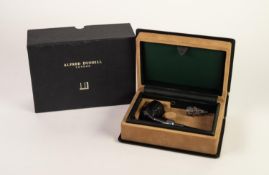 BOXED LIMITED EDITION DUNHILL ?NINE DRUMMERS DRUMMING?, CHRISTMAS 2001 SMOKING PIPE, (487/500), with