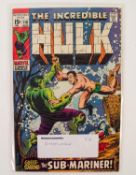 MARVEL, SILVER AGE COMICS. Incredible Hulk Vol 1 No 118, 1969. Featuring appearances from