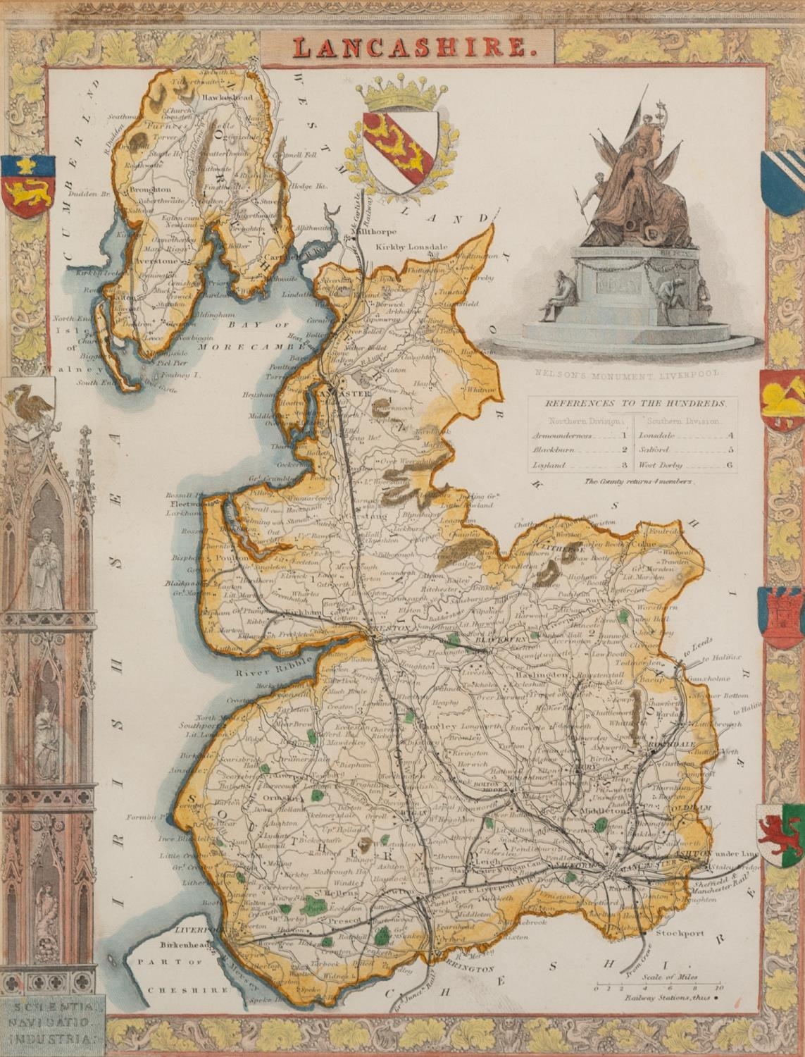 THREE NINETEENTH CENTURY HAND COLOURED MAPS: ?ASIA?, with ?View of the City of Pekin & Part of the