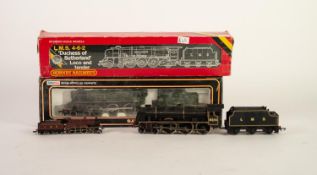 MAINLINE RAILWAYS BOXED 'OO' GAUGE 4-6-0 LOCOMOTIVE AND TENDER Class 4 No. 75001 in BR green livery,