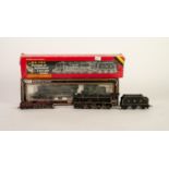 MAINLINE RAILWAYS BOXED 'OO' GAUGE 4-6-0 LOCOMOTIVE AND TENDER Class 4 No. 75001 in BR green livery,