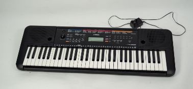 YAMAHA PSR E263 ELECTRONIC KEYBOARD, no stand, in ARMOURDILLO black soft case