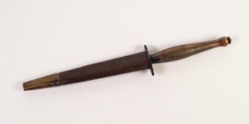 WWII ERA, FS FAIRBAIRN SYKES, COMMANDO FIGHTING KNIFE, pattern B, unsigned model, double edged blade