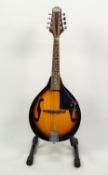 OLDFIELD M-1 BS MANDOLIN in sunburst yellow, in STAGG black and grey soft case