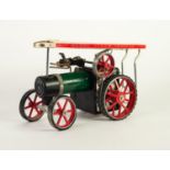 MAMOD STEAM POWERED MODEL TRACTOR with ACCESSORIES and REMANTS OF BOX (lacks chimney) and safety