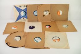 VINYL RECORDS, A small selection of 11, 78rpm LIBRARY albums, labels to include Harmonic Private