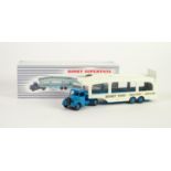 RESTORED DINKY SUPERTOYS 'PULLMORE CAR TRANSPORTER' No. 982, IN REPRODUCTION PICTORIAL BOX, together