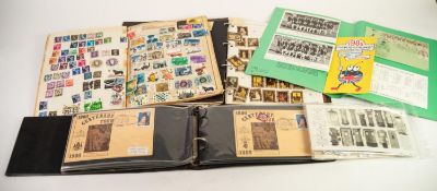RING BINDER CONTAINING MAINLY GB AND SOME WORLD STAMPS circa 1952 onward to early 1980's, including;