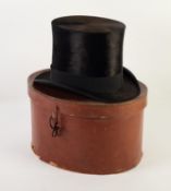 EARLY 20th CENTURY AUSTRIAN, JOSEF DOBESCH, WIEN, TOP HAT, in Josef Neumann, Wien supplied CARD BOX