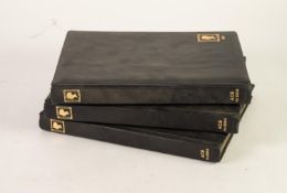 THREE ACE STAMP ALBUMS  containing a collection of used and unused GB stamps George V to approx