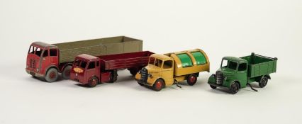 DINKY TOYS 'FODEN DIESEL 8 WHEEL WAGON' No. 901, red and fawn with grey wheels, playworn.