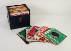 A quantity of 45rpm singles, dating from the 1960s onwards, an eclectic mix of genre and artists,