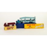 DINKY TOYS PULLMORE CAR TRANSPORTER No. 582 playworn, in REPRODUCTION DARK BLUE BOX,  with end