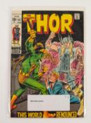 MARVEL, SILVER AGE COMICS. Thor, Vol 1 No 167, 1969. Featuring appearances from Dr Don Blake,