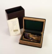 BOXED LIMITED EDITION DUNHILL ?TEN PIPERS PIPING?, CHRISTMAS 2002 SMOKING PIPE, (487/500), with
