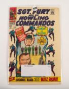 MARVEL, SILVER AGE COMICS. Sgt Fury and his Howling Commandos, Vol 1 No 41, 1967. Featuring