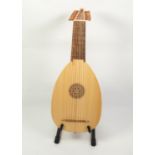 EMS HERITAGE 8 COURSE RENAISSANCE LUTE, in fitted black case