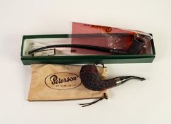 PETERSON, DUBLIN, TWO SMOKING PIPES, comprising: ?CHURCHWARDEN, PRINCE, RUSTIC, BOXED, the other