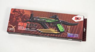 BOXED REDBACK 235+FPS 80LBS CROSSBOW IN GREEN, with standard accessories PLEASE NOTE: THIS LOT