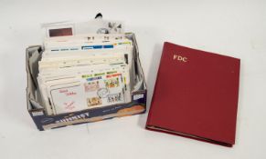 APPROXIMATELY 130 FIRST DAY COVERS, 1980s - 2000, with typed addresses, some blank from retailer,