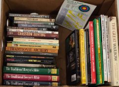 ARCHERY BOOKS AND PUBLICATIONS, including, in hardback: THE TRADITIONAL BOWYER?S BIBLE, Vols 1-3,