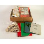 THE VICTORY AND TWO OTHER SMALL STAMP ALBUMS WITH JUVENILE SELECTIONS OF, MAINLY USED, WORLD STAMPS,