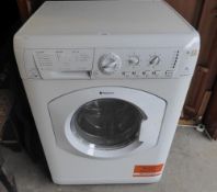 A HOTPOINT 'AQUARIUS' AUTOMATIC WASHING MACHINE AND DRYER, 7KG