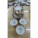 ROYAL CROWN DERBY JAPAN PATTERN CHINA SMALL SQUARE BOX AND COVER, (2451), together with a