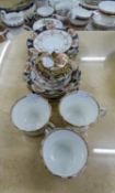 ROYAL CROWN DERBY JAPAN PATTERN CHINA SMALL SQUARE BOX AND COVER, (2451), together with a