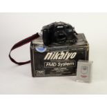 NIKAIYO QP800 FMD SYSTEM 35mm ROLL FILM CAMERA with motor drive, IN ORIGINAL BOX with boxed COBRA