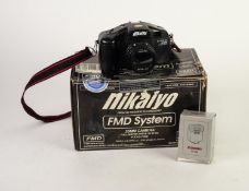 NIKAIYO QP800 FMD SYSTEM 35mm ROLL FILM CAMERA with motor drive, IN ORIGINAL BOX with boxed COBRA