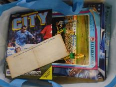 A LARGE QUANTITY OF MANCHESTER CITY PROGRAMMES (CONTENTS OF ONE BAG)