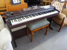 ROLAND HP DIGITAL ELECTRIC PIANO, IN DARK ROSEWOOD CASE