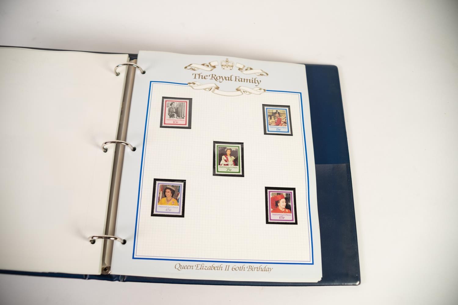 THREE BLUE BINDERS COMMEMORATING THE ROYAL FAMILY - Image 2 of 4