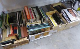 A GOOD SELECTION OF MAINLY HARDBACK BOOKS, CLIFF RICHARD, GARDENING BOOKS, ETC... (4 BOXES)