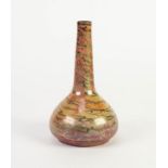 PILKINGTONS LUSTRE GLAZED POTTERY VASE BY GLADYS RODGERS, of bottle form with slightly tapering