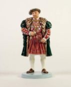 ROYAL DOULTON LIMITED EDITION CHINA FIGURE, ?HENRY VIII?, 9 ¼? (23.5cm) high, printed mark C/R- good