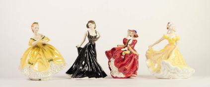 FOUR ROYAL DOULTON CHINA FIGURES, comprising: AMELIA (Classics in Vogue), HN4327, ?The Last