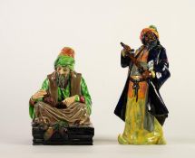 TWO ROYAL DOULTON CHINA FIGURES, ?The Cobbler?, HN1706, 8? (20.3cm) high, and ?Blue Beard?,