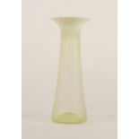 GERTRUDE JEKYLL FOR WHITEFRIARS GLASS, MUNSTEAD OPALINE VASE, 10? (25.4cm) high C/R- good