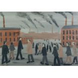 VINCENT DOTT (TWENTIETH/ TWENTY FIRST CENTURY) OIL ON BOARD ?The Workers No 9? Signed, titled to