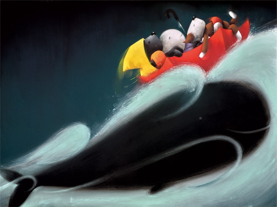 DOUG HYDE (b.1972) ARTIST SIGNED LIMITED EDITION COLOUR PRINT ?A Whale of a Time?, (164/395),
