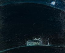 KITTY NORTH (b.1963) OIL ON CANVAS ?Moonlit Night, Spring Awakening? Signed, titled and dated 2009