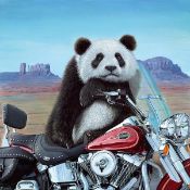 STEVE TANDY (b.1973) ARTIST SIGNED LIMITED EDITION COLOUR PRINT ?Born to be Wild?, (138/150), with
