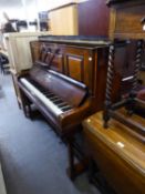 A CHAPPELL OF LONDON, MAHOGANY FRAMED UPRIGHT PIANO