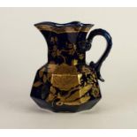 G.M. & C.J. MASON (1813 - 29) IRONSTONE CHINA JUG, of octangular form with dragon scroll handle,