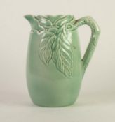 CLARICE CLIFF FOR NEWPORT POTTERY ?BEANSTALK? JUG, of ovoid form with rustic handle, glazed in