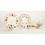 SEVEN MODERN PIECES OF ROYAL CROWN DERBY CHINA, comprising: ?OLDE AVESBURY? PRESERVE JAR AND